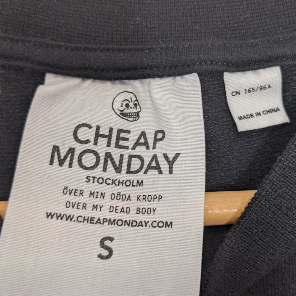 Cheap Monday Black Astral Cut Out Midi Dress S - Picture 5 of 8